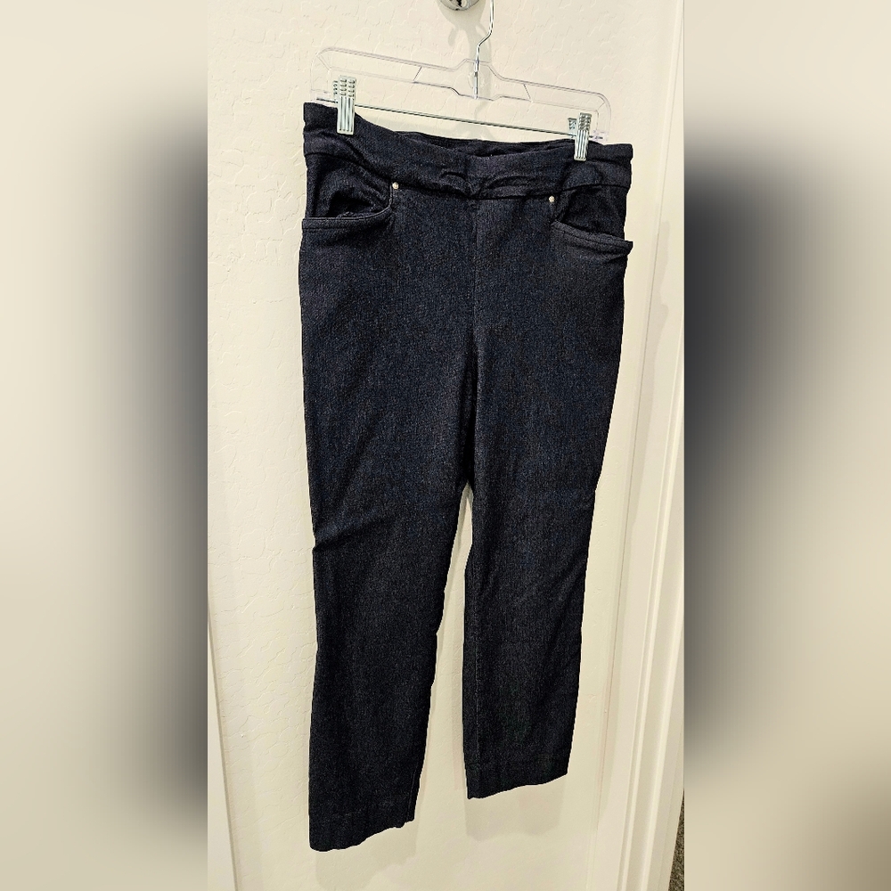 Hilary Radley Navy Blue Denim Pants